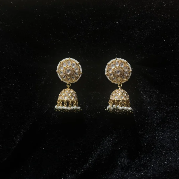 KUNDAN JHUMKI EARINGS