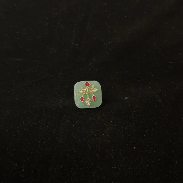 Kundan Cocktail Ring
