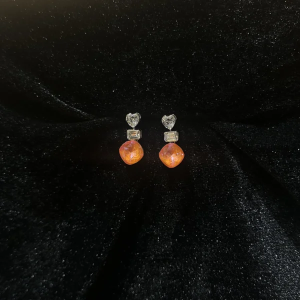 Heart Stone earrings