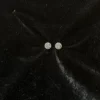Round Diamond Solitaire Earrings