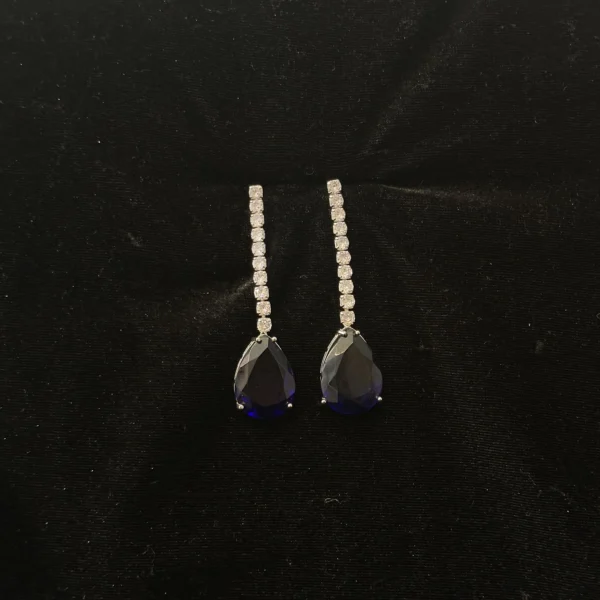 Diamond & Sapphire Earrings