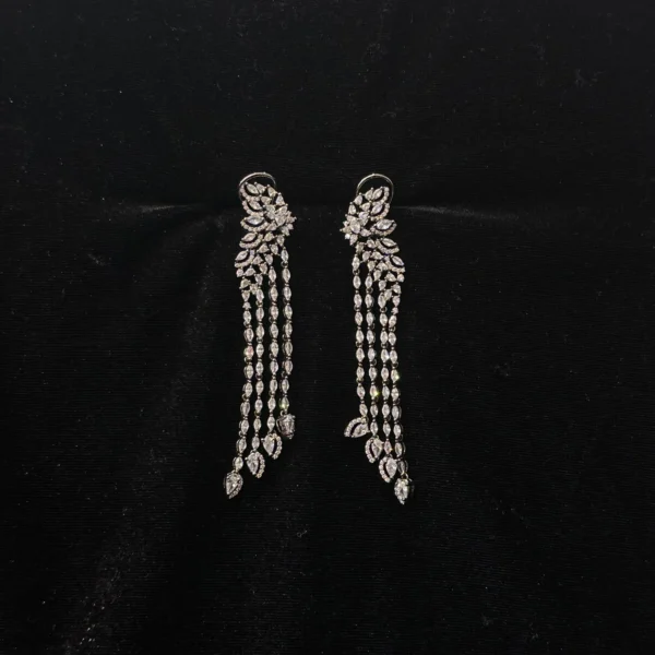 Leafy Diamond Earrings