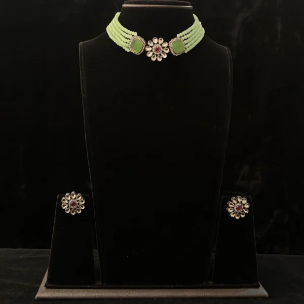 Kundan  and Pearl Necklace set