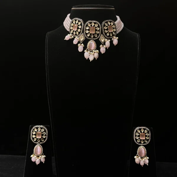 Kundan  and Pearl Necklace set