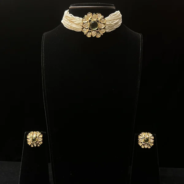 Kundan  and Pearl Necklace set