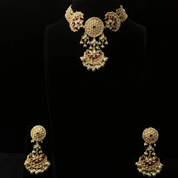 Kundan  and Pearl Necklace set