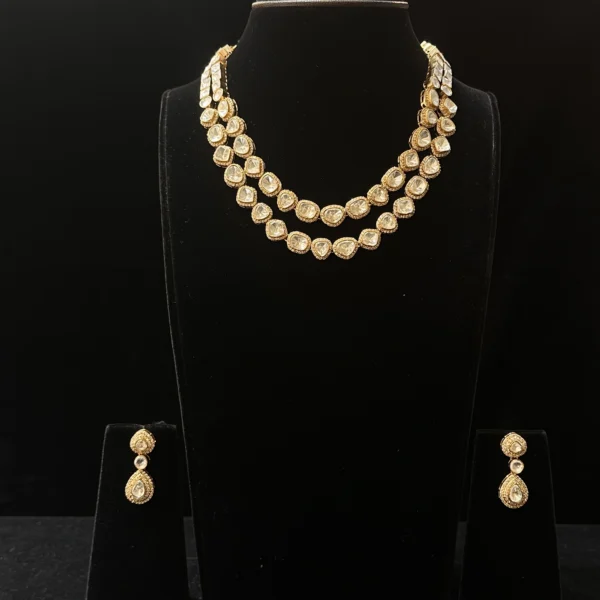 Kundan  and Pearl Necklace set