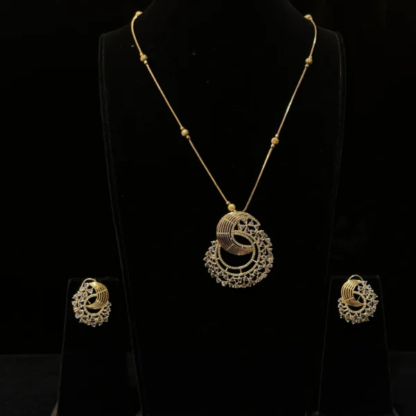 Diamond Pendant Set