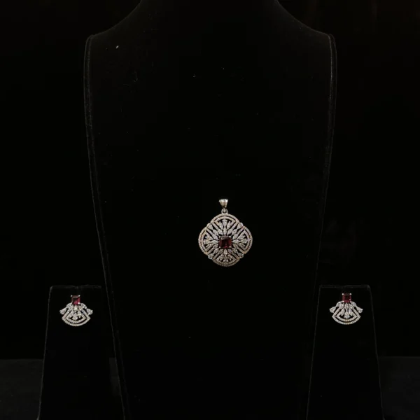 Diamond Pendant Set