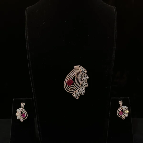 Diamond Pendant Set
