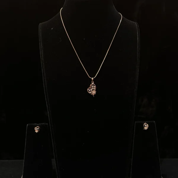Diamond Pendant Set