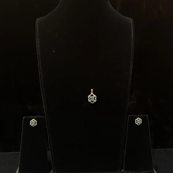 Diamond Pendant Set