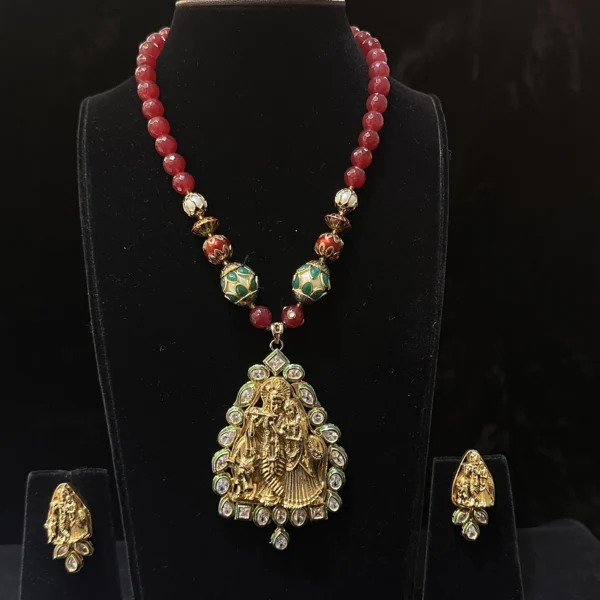 Pearl and Kundan  Long Necklace