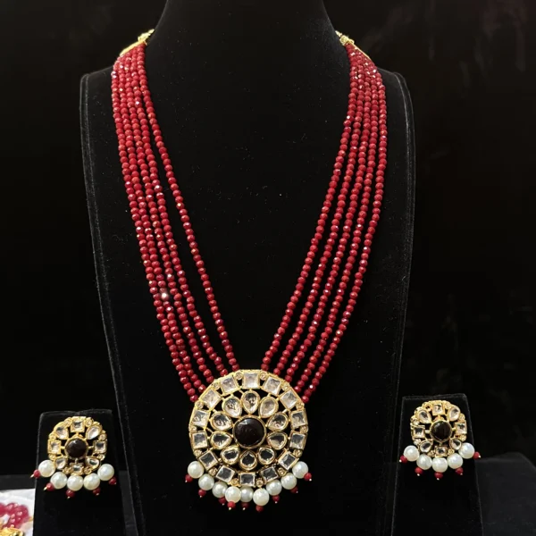 Pearl and Kundan  Long Necklace