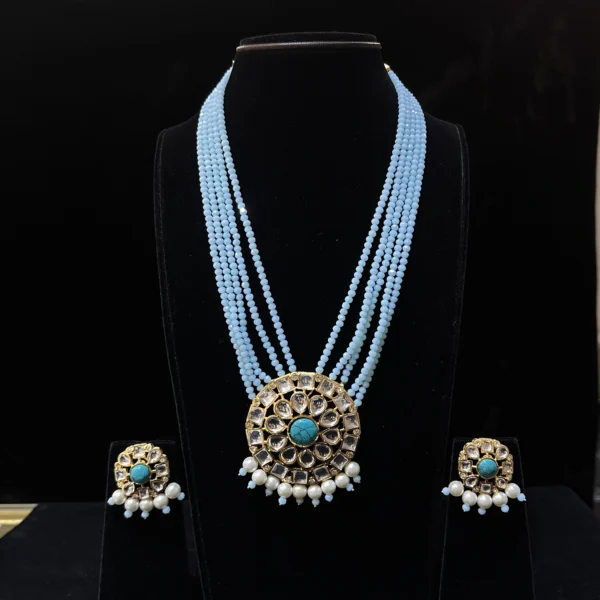 Pearl and Kundan  Long Necklace