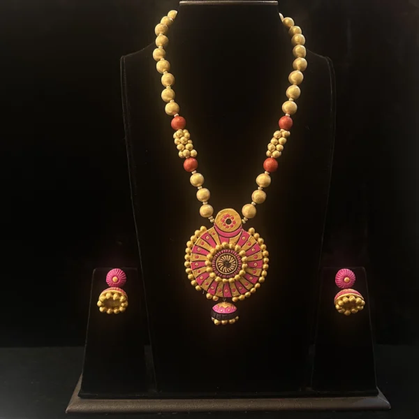 Terracotta set jewellery