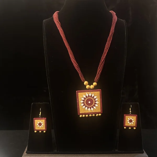 Terracotta set jewellery