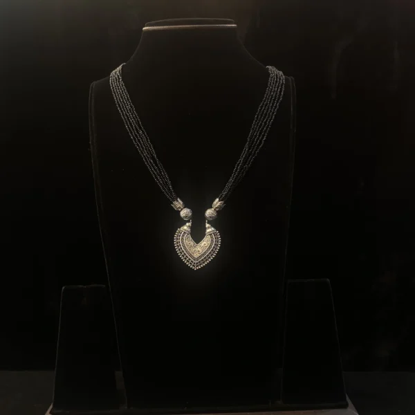 Oxidised Mangalsutra Set