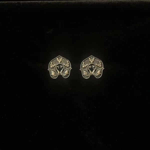 Oxidised Earring