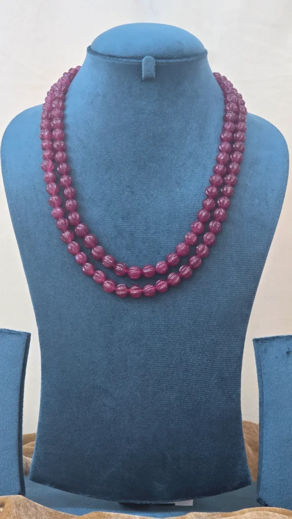 Divine Ruby  Beads Mala