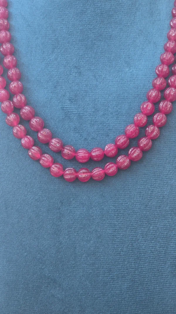 Divine Ruby  Beads Mala - Image 3