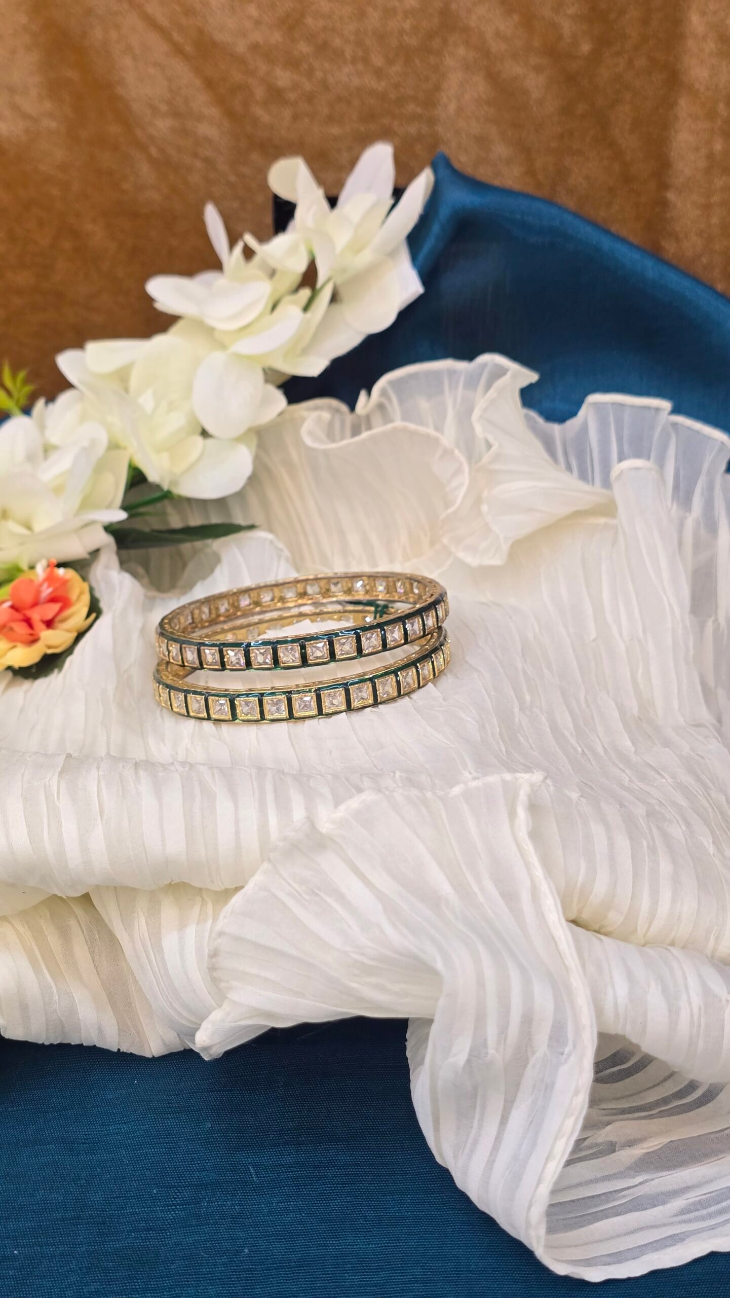 Green Glow Kundan - Image 3